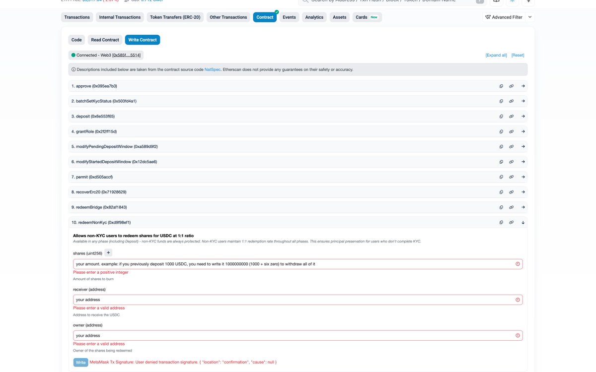 istopjeeting's tweet image. Some users managed to deposit through the Hourglass website but accidentally skipped the Terms of Service confirmation step. If this happened, your deposit might be treated as a direct contract interaction, which could make you ineligible for the  campaign.

So what should you do…