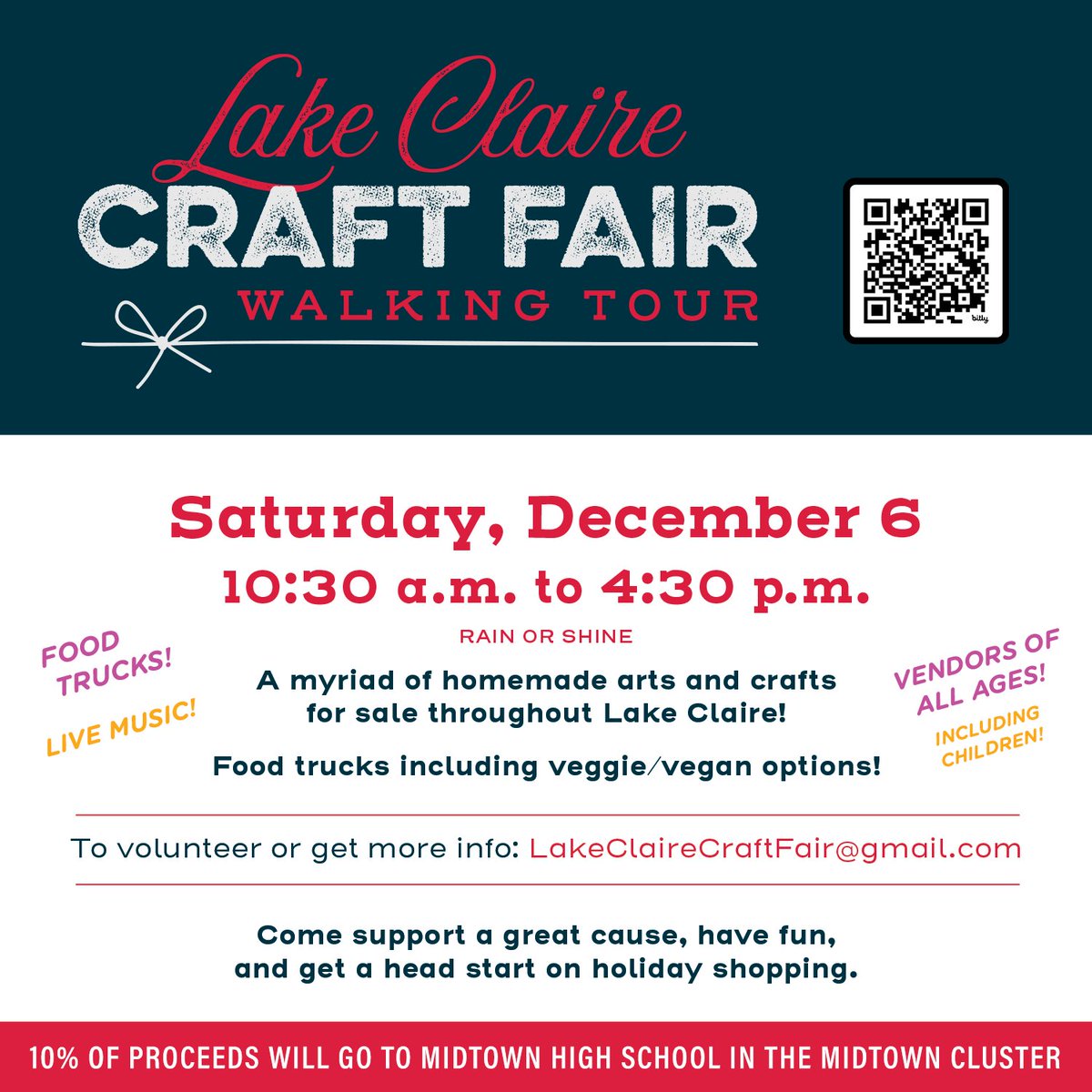 Come support the Midtown Arts Department!