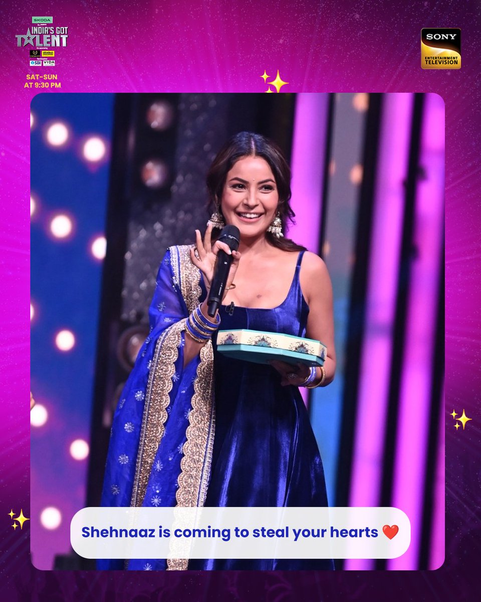 Dekhiye India’s Got Talent, Sat-Sun raat 9:30 baje #SonyEntertainmentTelevision aur SonyLIV par.

<a href="/ishehnaaz_gill/">Shehnaaz Gill</a> 

#JoAjabHaiWahiGazabHai #IGT #IndiasGotTalent #StayTuned #SonyTv