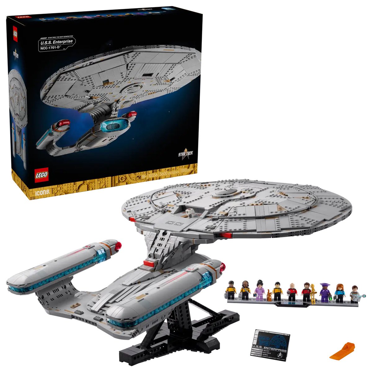 The very first Star Trek LEGO set, the U.S.S. Enterprise NCC-1701