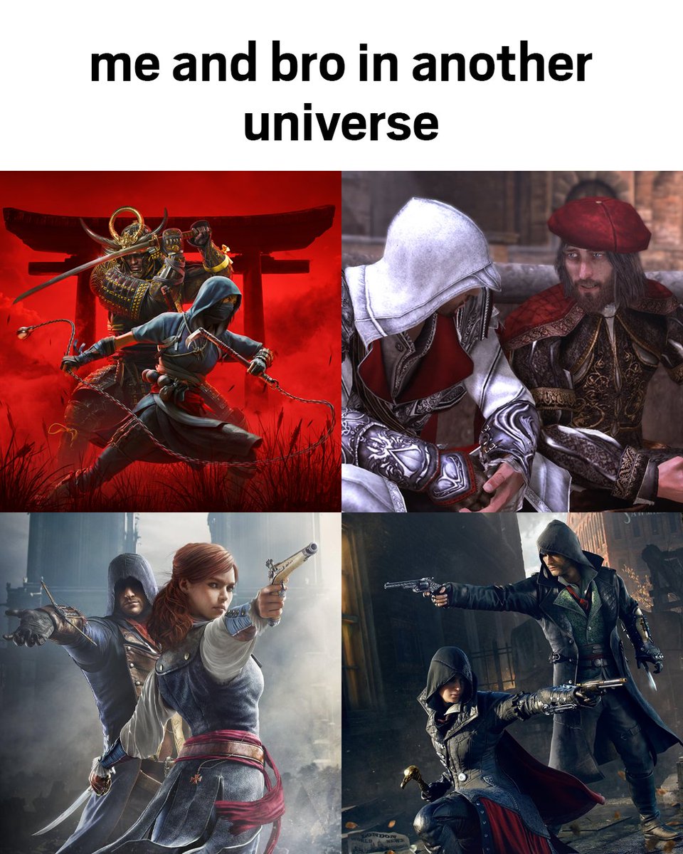 Assassins_UK's tweet image. dream team 🤝 #assassinscreed #assassinscreedshadows #assassinscreedunity #assassinscreedbrotherhood #assassinscreedsyndicate