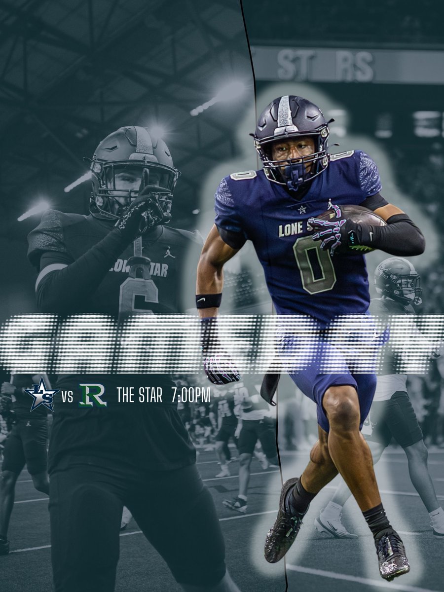 🚨🚨🚨GAME DAY!!! 🚨🚨🚨

For the 5-5A Title!! Ranger Nation we need you! 

Tonight 7PM at The Star!!!