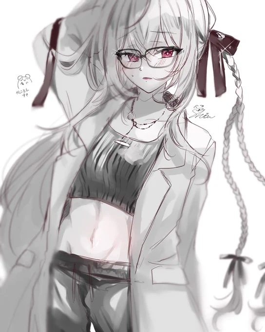 #桃音画 衝動描き