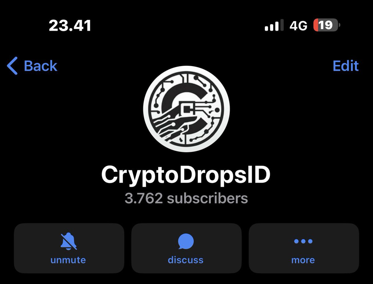 5i4an's tweet photo. cari info project per jpan lagi yuh join aja di channel CryptoDropsID

https://t.co/l12oDRbAXT https://t.co/Il7yibOQ0w