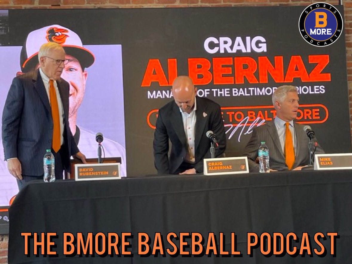 JUST RELEASED; Ep. 37 of the Bmore Baseball Podcast!

🫡 1:13 A chat w/MD’s own Adam Kolarek!
🧡 19:39 #Orioles introduce #CraigAlbernaz
🤔 24:53 Reacting to #MikeElias
🤔 30:27 Reacting to the Big Bird #DavidRubenstein

Link ➡️ m.youtube.com/watch?v=uy_86k…

<a href="/sportswcoleman/">Jerry Coleman</a> <a href="/MBordick/">Mike Bordick</a>