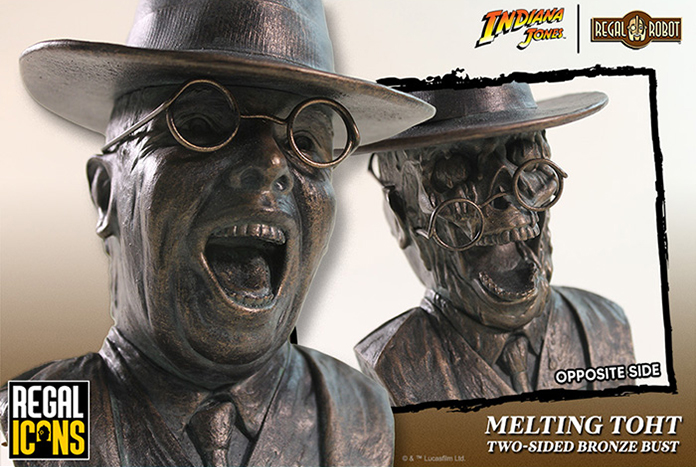 JediNewsNetwork's tweet photo. Regal Robot Shares First Look at Regal Icons Melting Toht Two-Sided Bronze Bust - https://t.co/bsAYZ32YMf #StarWars @TomSpinaDesigns @RegalRobot #IndianaJones @IndianaJones #Toht #RegalIcons https://t.co/5HRqEmVTbj