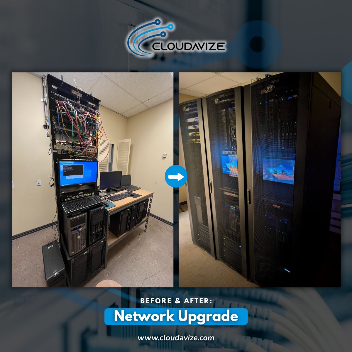 cloudavize's tweet image. Thankful to our client for trusting Cloudavize with their network installation project.

A clean, organized setup built for reliability and growth.

@Ubiquiti 
@APCbySchneider 
@TrippLite 

🌐 cloudavize.com/it-project-ser…