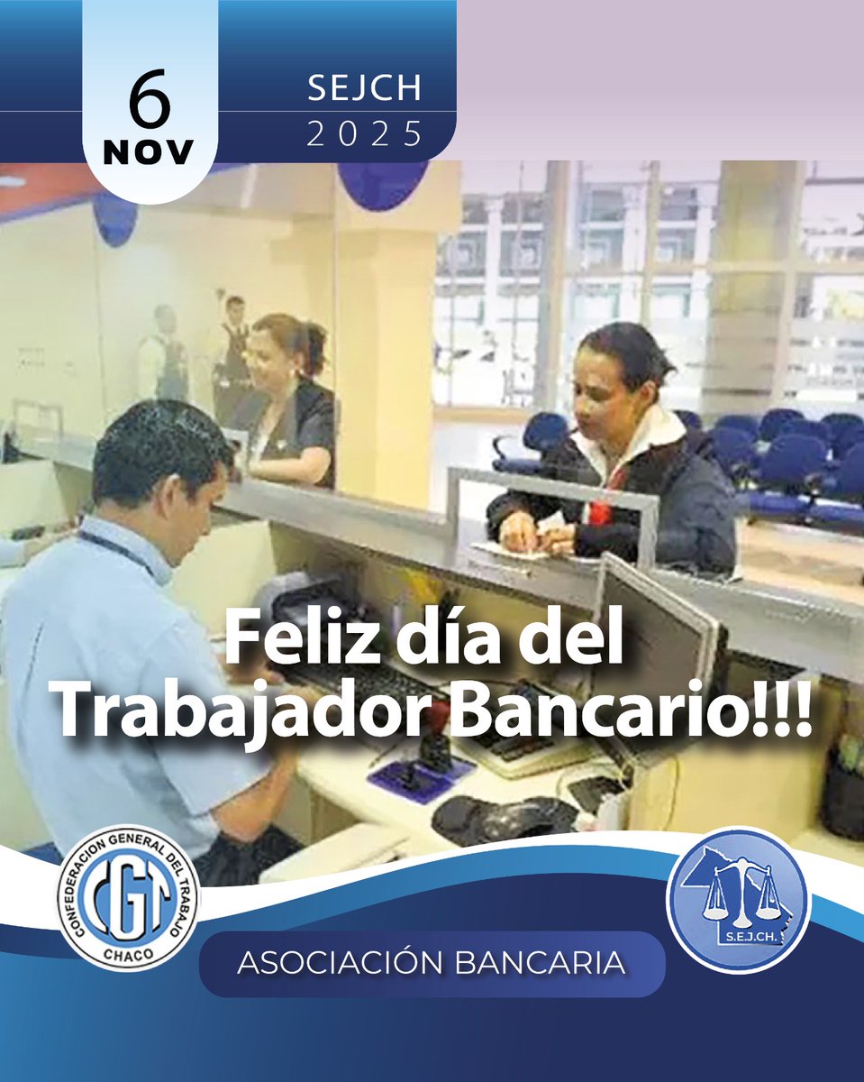 𝑫í𝒂 𝒅𝒆𝒍 𝑩𝒂𝒏𝒄𝒂𝒓𝒊𝒐; el 6 de noviembre en la Argentina conmemora la fundación de la Asociación Bancaria en 1924, el sindicato que representa a los trabajadores del sector financiero.

Esta fecha tiene raíces históricas en la lucha por los derechos laborales <a href="/Bancaria/">EBC-La Bancaria</a>