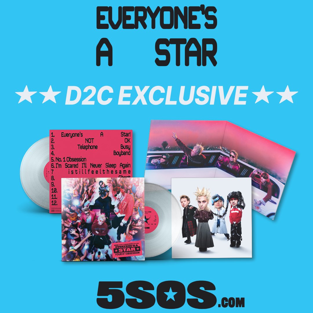 5SOS's tweet image. LIMITED VARIANT SIGNED ALBUMS AVAILABLE NOW. ALL SIGNED MERCH IS LIVE, exclusively at 5sos.com
