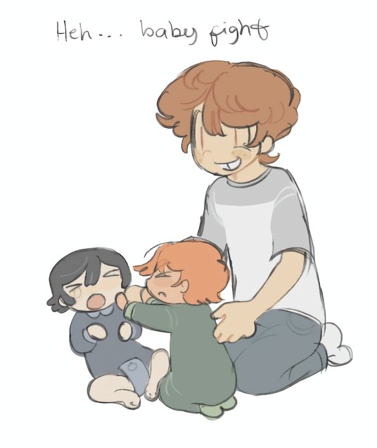 Sukaikuro's tweet image. Au where Ben would do this