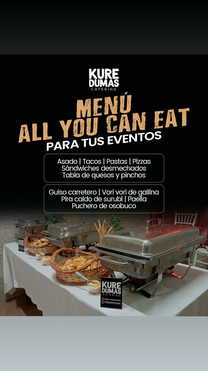 bit.ly/SoyKureDumas agendá ya tu evento de fin de año. 
#NoTeQuedesBajoLaMesa
