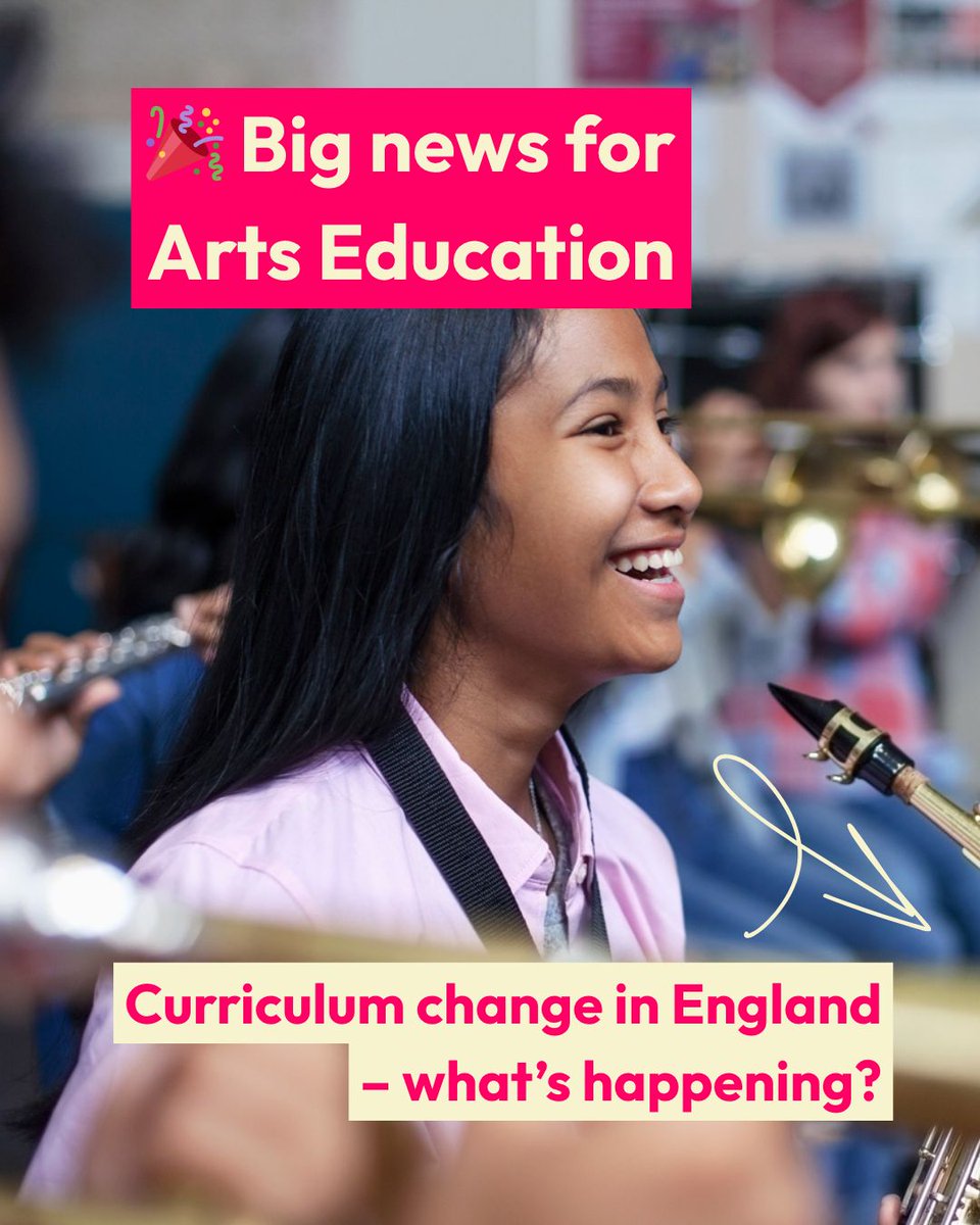 🎆 After years of decline, there’s hope for arts in schools again 🎆 

Our take on the Curriculum &amp; Assessment Review, and the government's response to it

🧶 1/10