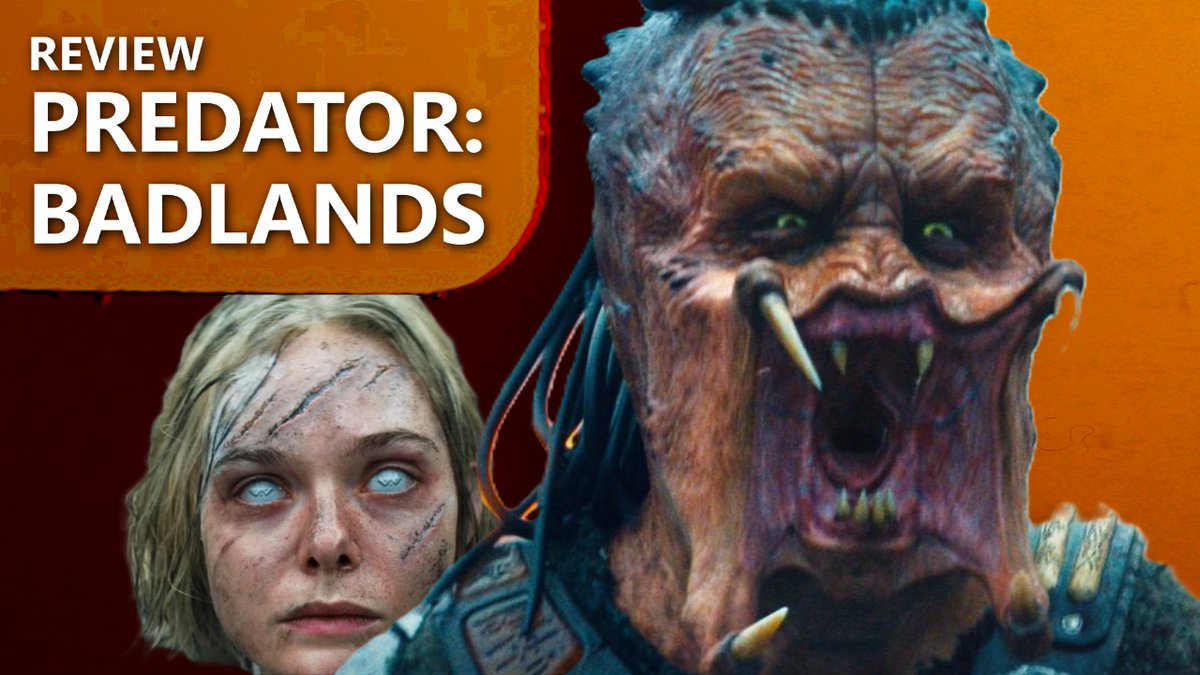 I saw Predator: Badlands, I was not expecting this...
Here's my video review: youtube.com/watch?v=707oc4…