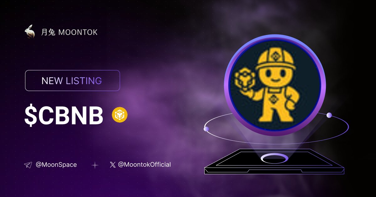 MoontokListing's tweet photo. ⚡ 月兔雷霆 - Moontok Xpress

Community of BNB ( $cBNB )
https://t.co/BH7zrAazvi

0x7a0Bc0F5dE87bE3B2fE00546DF583668b2994444

LIQ: $59,132 | MC: $239,469

#altcoin #memecoins @i @moontokofficial https://t.co/VZgtNgXxbH