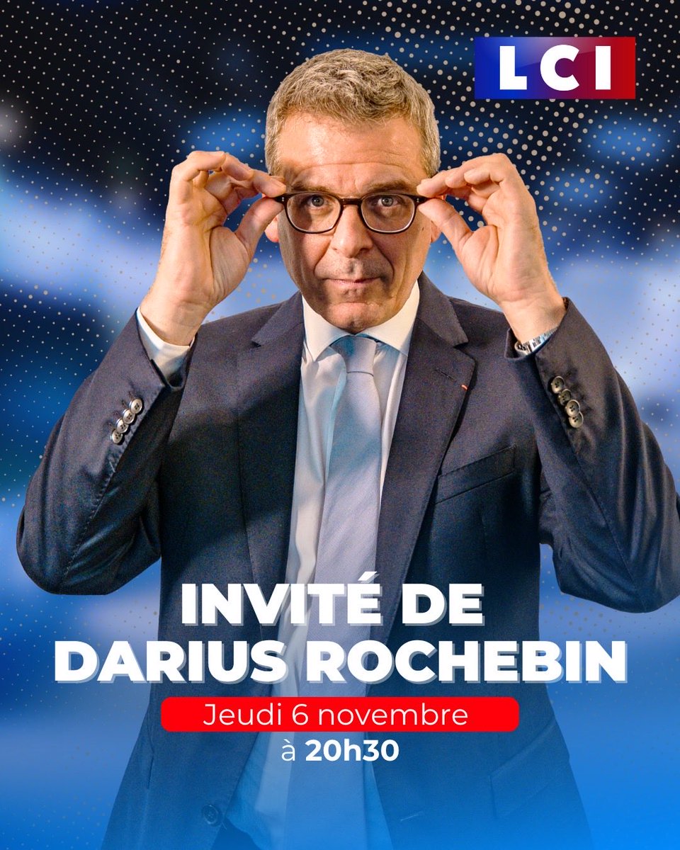 À ce soir 20h30 chez ⁦<a href="/DariusRochebin/">Darius Rochebin</a>⁩ ⁦<a href="/LCI/">LCI</a>⁩