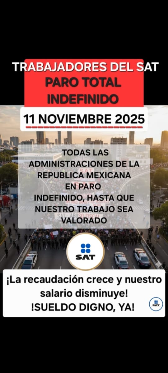 CoalicionSAT's tweet photo. No somos pocos somos todos TODOS SOMOS SAT https://t.co/pXXYhFcfT5