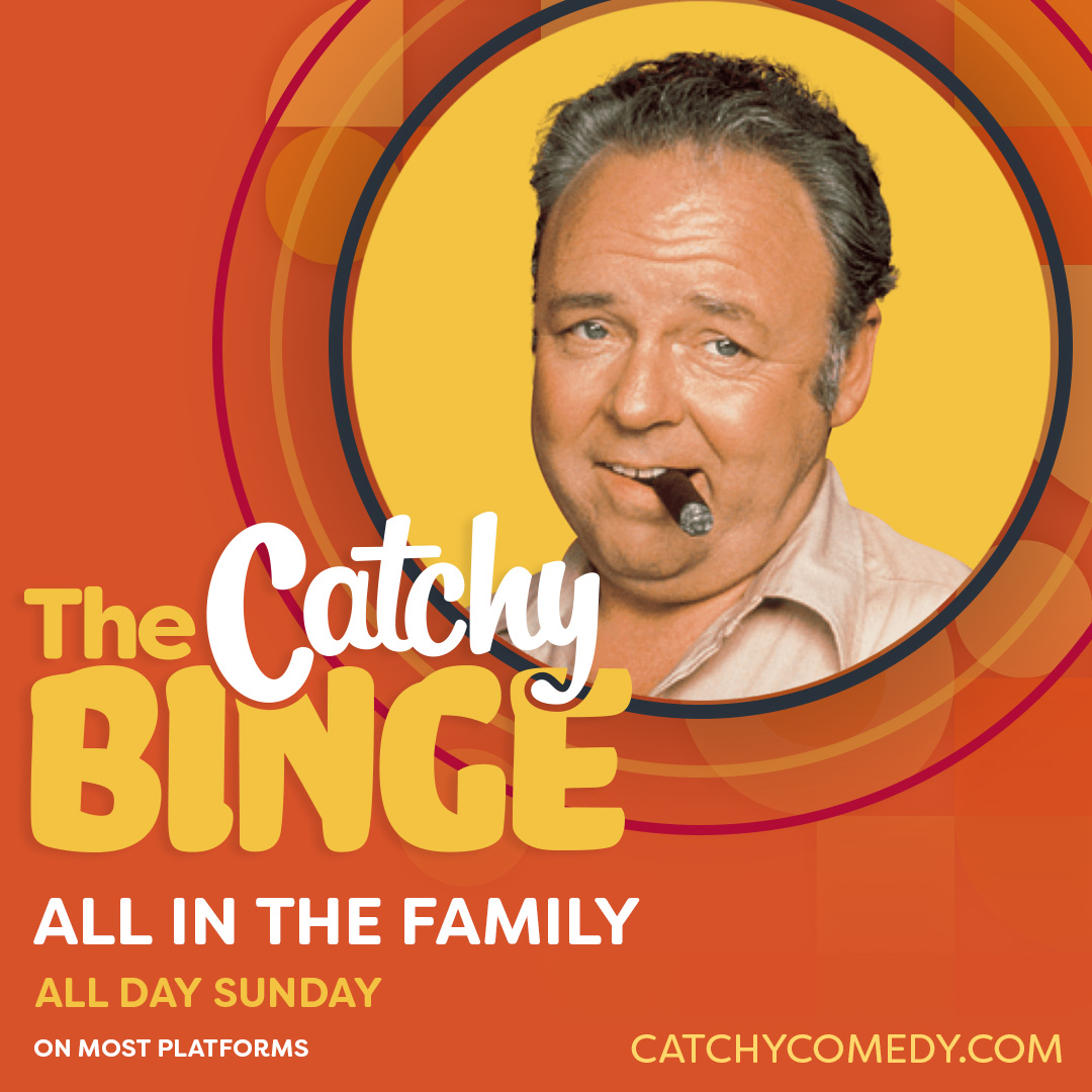 catchycomedyfun's tweet image. Spend your Sunday with the Bunkers! Catch All in the Family all day tomorrow on The Catchy Binge! 🌟 

#ClassicTV #Comedy #ArchieBunker
