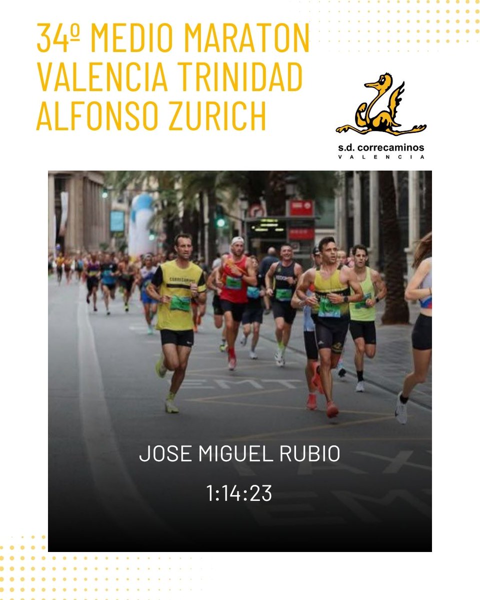 Continuamos repasando actuaciones de nuestros correcas en nuestro querido 21K Valencia.😄😄

🏃Cristian Gutíerrez 1:21:39
🏃 Jose Miguel Rubio 1:14:23