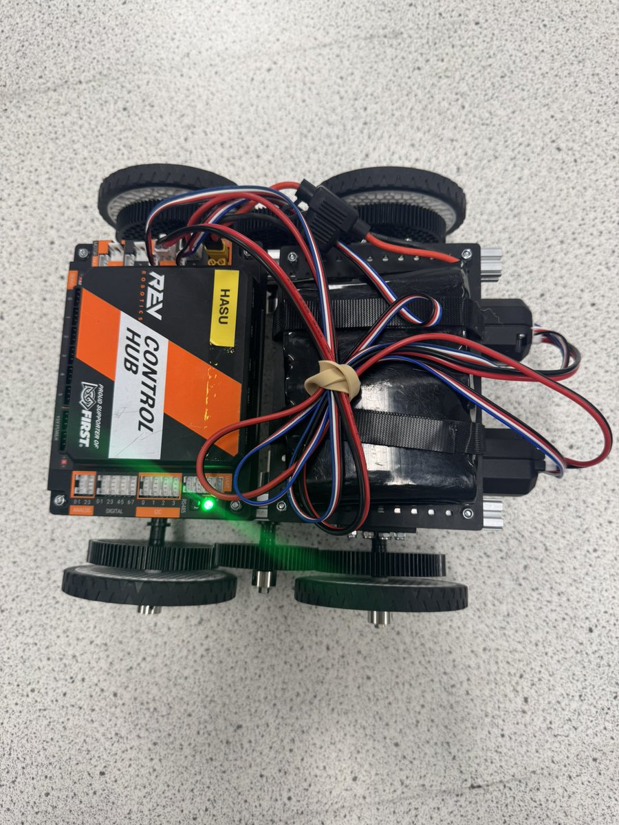 HASUrobotics's tweet image. Say hello to our first bot of the season #decode #morethanrobotsuk Team 25056 HASU Robotics