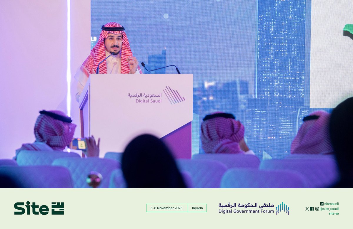 site_saudi's tweet photo. مقتطفات من عرضنا في #ملتقى_الحكومة_الرقمية بعنوان «السحابة السيادية والذكاء الاصطناعي الموثوق»، حيث استعرضنا كيف يمكن للجهات تطوير وتشغيل حلول الذكاء الاصطناعي الموثوق�� على سحابة سايت السيادية.

Highlights from our #DGF session, “Sovereign Cloud, Trusted AI & Intelligence.” We showed how organizations can design, deploy, and scale trusted AI on SITE Sovereign Cloud with integrated intelligence capabilities.

#SITE_SA
#سايت