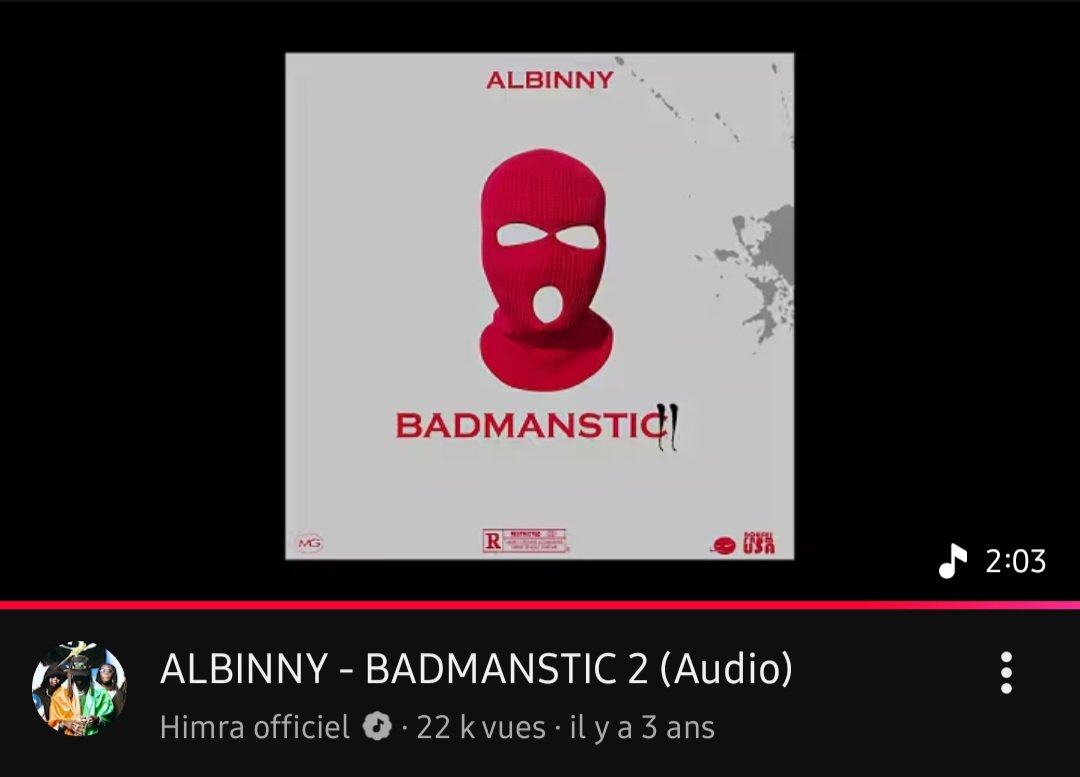 y'a beaucoup qui attendent le Binny de cette époque, drillant tranchant . Yai rien abandonné calmez vous on va vous servir. 
#BADMANSTIC