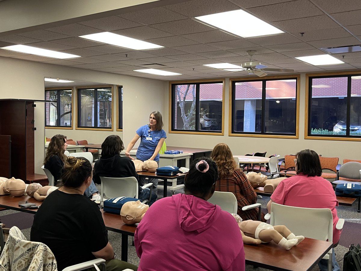CPR Saves Lives. Boone Health’s Community Wellness team recently provided CPR training to the teachers at Tiger Tots Preschool.

If you're interested in becoming CPR certified, visit: boone.health/services/cpr-a…
