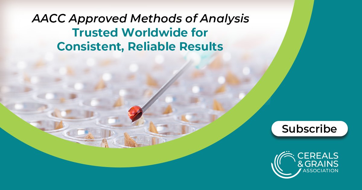 cerealsgrains's tweet image. Give your team the tools to succeed with printer-friendly, easy-to-use, and trusted #AACCapprovedmethods. Pair your subscription with the #labefficiency Rating Program (LPRP) for even greater lab performance and consistency.

Learn more: bit.ly/4oHnzgp

#grainscience