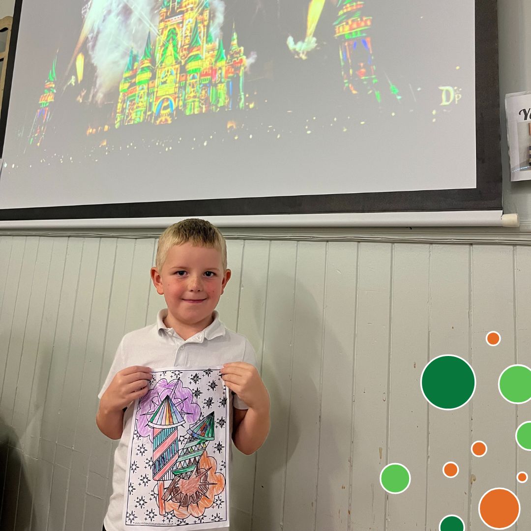 ManorParkSchSM1's tweet image. Magical inspiration at wrap-around care! ✨ 
Our children coloured their rockets and fireworks while enjoying a dazzling Disney fireworks display projection! 🏰 🎆

Creativity sparked by magic! 🖍️ 

#WrapAroundCare #DisneyMagic #ColouringFun #AfterSchool
