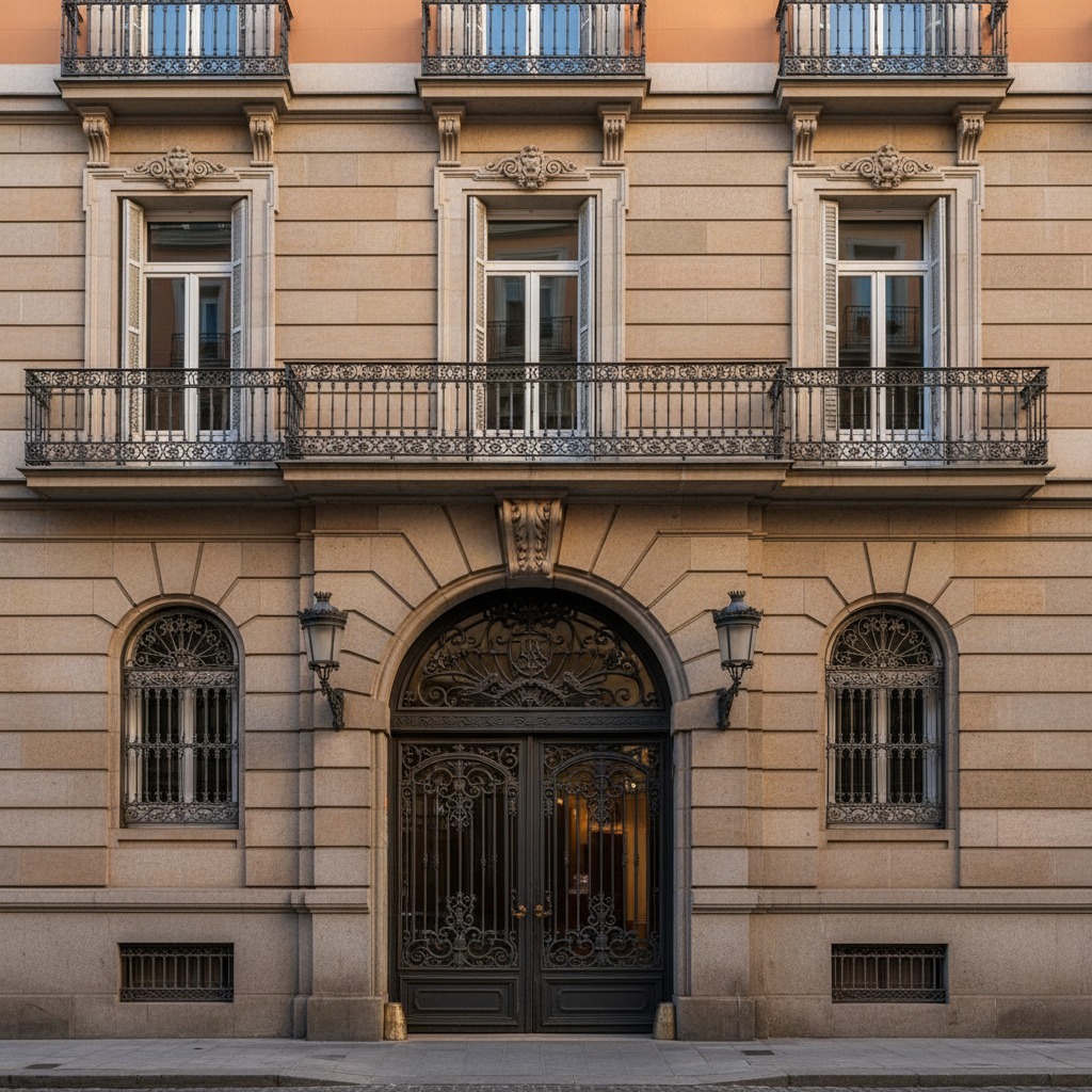 PergazInfo's tweet photo. Not every door is an entrance,  some are a promise.

In Madrid, façades blend carved stone and iron lace, turning the street into an open gallery.

At PC our inspiration is to host with heritage, calm spaces, human scale, quiet luxury.

#PergazCollection #QuietLuxury #Madrid https://t.co/USaIaQdsSa