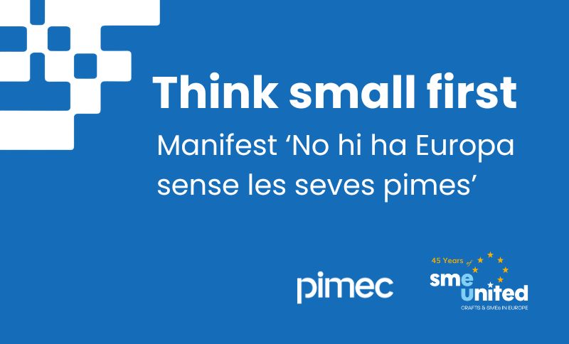 PimecEuropa's tweet photo. Com a membres de @SMEunited, t'animem a afegir-te al manifest “No hi ha Europa sense les seves pimes”!

📌Des de @Pimec participem en aquesta iniciativa per reivindicar el paper essencial de les pimes en l'economia i la societat europea.

✍️Signa aquí: https://t.co/CrRbewSTcP https://t.co/1Xt8ZqzMhs