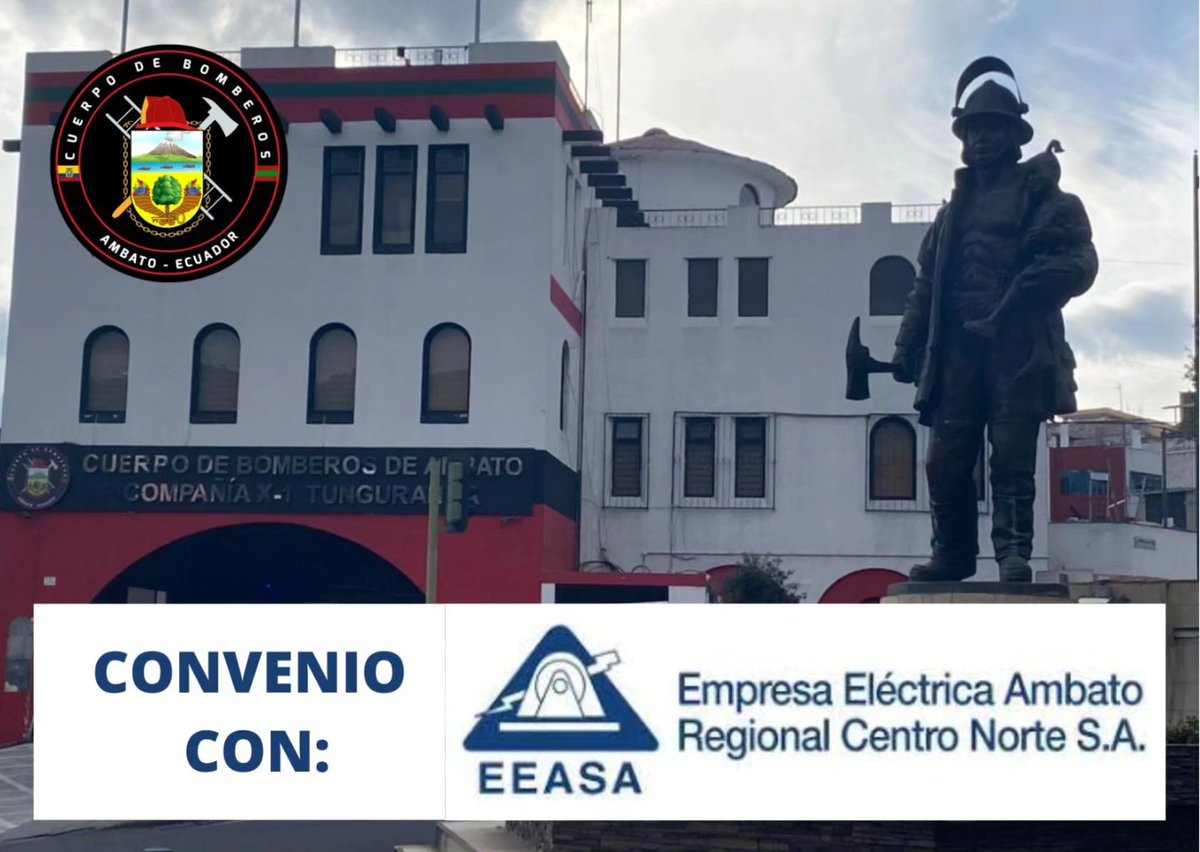 Reafirmamos nuestro compromiso de mantener el Convenio de Cooperación Interinstitucional (EEASA) mismo que consiste en la recaudación de valores mensuales de la tarifa de luz equivalentes al 0,5% de los medidores tributo previsto en el Art32 de la Ley de Defensa Contra Incendios