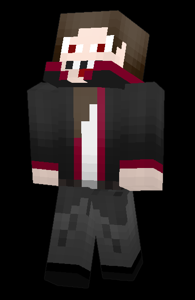 Mi primer skin (2013 aprox), su versión malvada y su versión halloween (vampiro).

Igual mi primer skin estaba hecha con editor de skins de newgrounds, pero no la encuentro :(