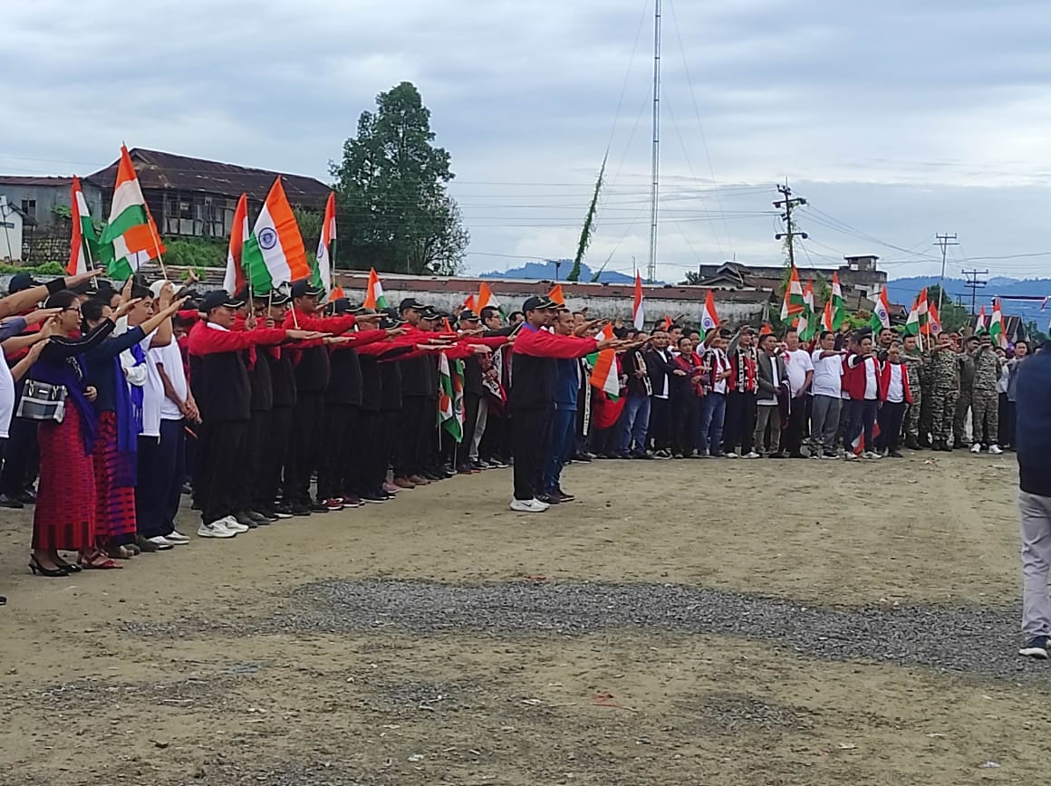 YASMinistry's tweet image. Every step in Mokokchung, Nagaland echoed one message — oneness.
The Sardar@150 Unity March saw youth walking shoulder to shoulder, honouring the Iron Man who united India. 🇮🇳 

👉 Be part of this Unity March — visit today mybharat.gov.in

#MYBharat #UnityMarch #Sardar150