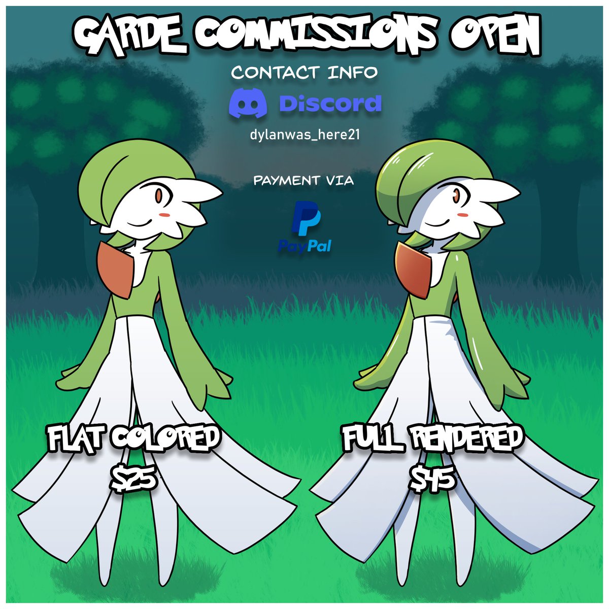 BRUHMYNAMEISDY1's tweet photo. Hey yall. Garde C0mmissions are now open! Contact me on Twitter or Discord if you want a Gardie drawn by yours Truly. https://t.co/bAS9ndM8VH