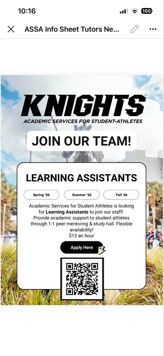 🚨HIRING🚨 accepting student and non-student applications!

ucf.qualtrics.com/jfe/form/SV_4P…