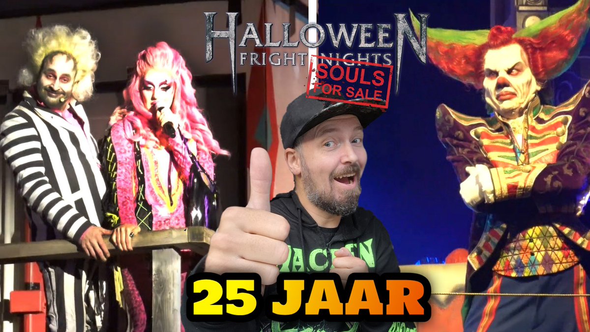 Nieuwe Walibi video staat nu online!

De Halloween Fright Nights bestaan 25 jaar en dat moet natuurlijk gevierd worden met een fantastische avond! Was dit de beste Halloween avond van dit jaar? Je ziet het hier:

youtu.be/VDPMo31ghU0?si…

#walibi #Efteling #Halloween #YouTube