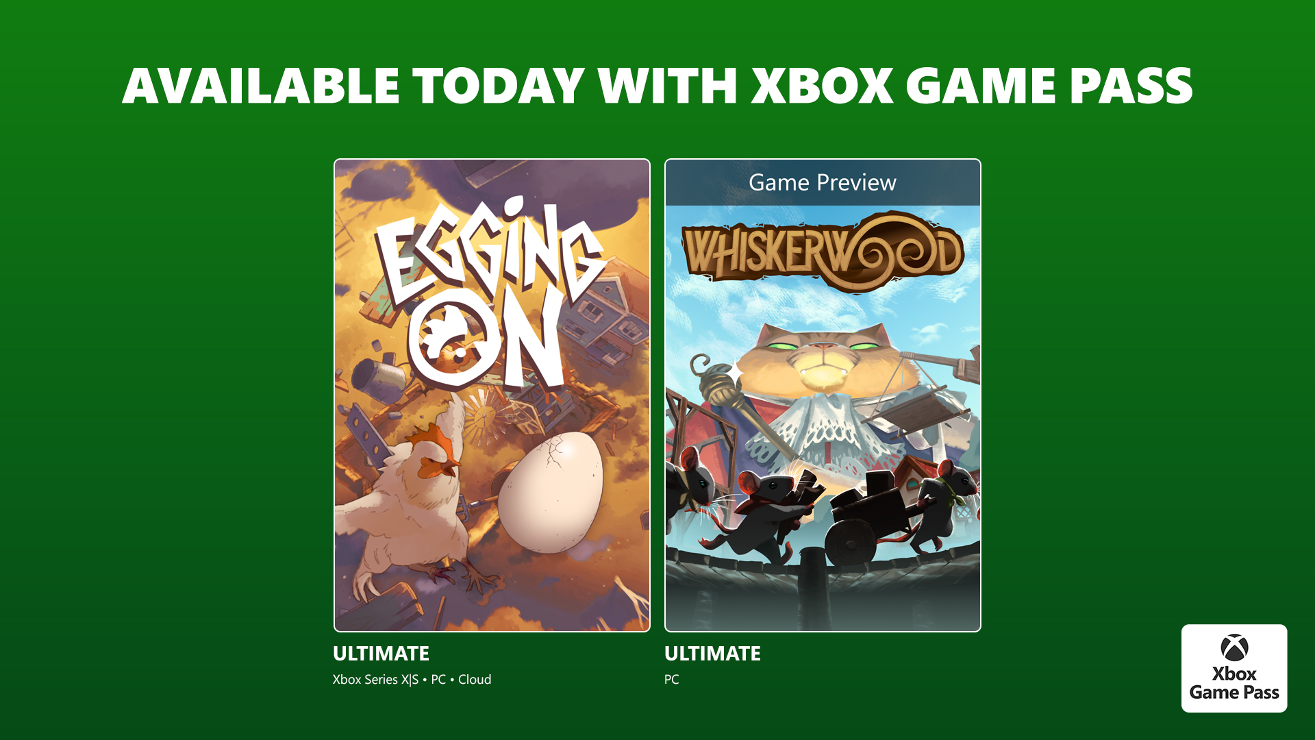 Conforme revelado na terça-feira (04), dois novos jogos acabaram de chegar no Game Pass hoje (06 de novembro), o serviço de jogos por assinatura do Xbox.