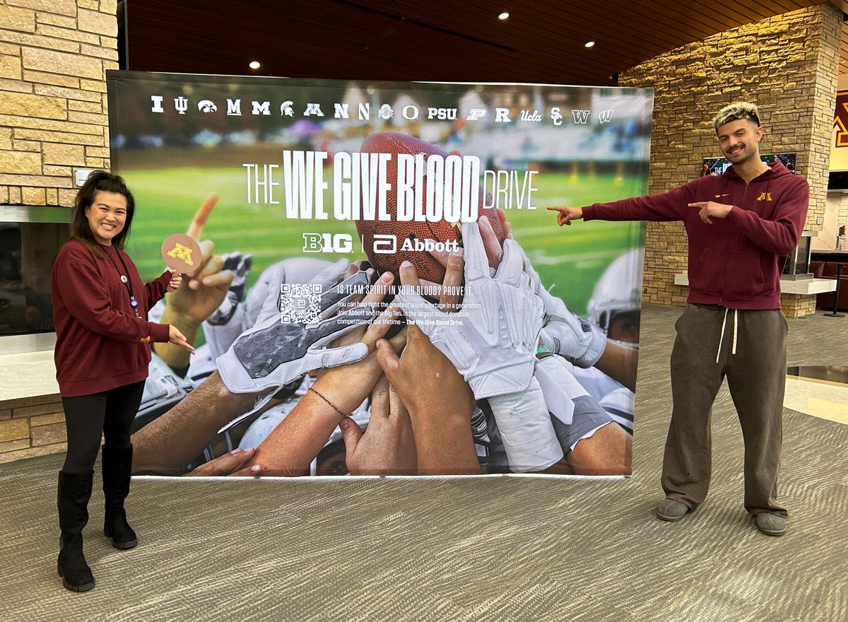 The Bloodmobile is coming to <a href="/UMNews/">University of Minnesota</a>! Mark your calendar and get ready to make a difference between classes.

🗓️ Thursday, November 13
🕙 10AM–4PM
📍 Outside Coffman on the Bloodmobile
🖱️ bit.ly/3JOILl8