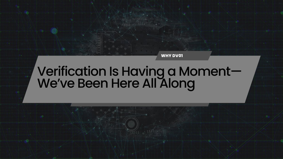 Following Tricolor, verification is in the spotlight.
At dv01, it’s not a trend—it’s infrastructure.
✅ Embedded in the data pipeline
✅ Independent &amp; automated
✅ Strengthens trust across every transaction
Read our post 
dv01.co/resources/blog…