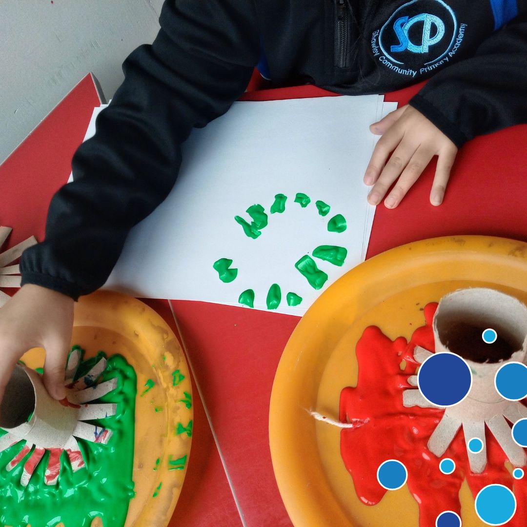 ShawleyPrimary's tweet image. Ooh! Aah! 💥 

Our wrap-around care children created dazzling fireworks art using a clever painting technique with recycled cardboard tubes! 🎨 

A fun and messy way to celebrate Bonfire Night. 🎉 

#BonfireNight #WrapAroundCare #FireworksArt #RecycledCrafts