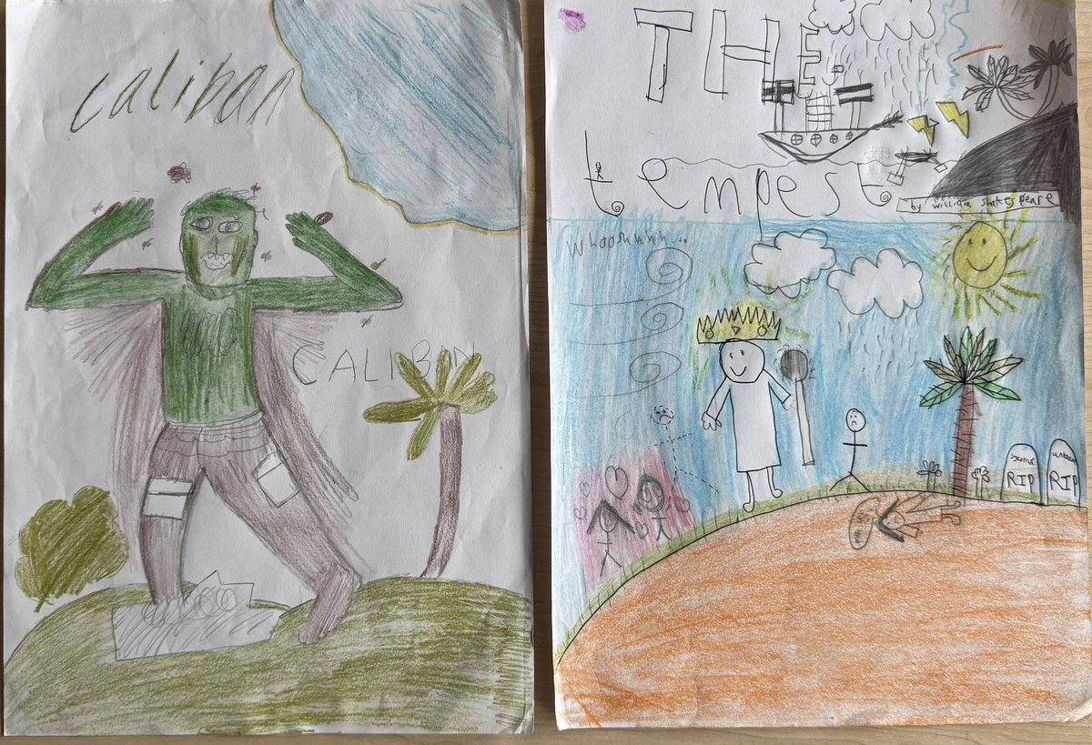 AFS_English's tweet photo. Some great work on William Shakespeare’s ‘The Tempest’ from Miss Finnemore’s Year 8 group! https://t.co/b2f2Tf6BYl