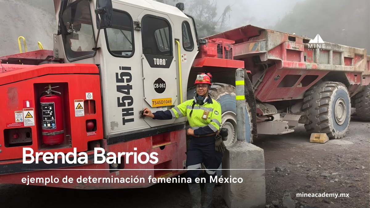👷‍♀️ Brenda Soledad Barrios rompe estereotipos desde la mina Terronera.
Operadora de camión y técnica minera, demuestra que las mujeres tienen un papel esencial en el futuro del sector.
“Quiero inspirar a más mujeres a creer que sí podemos”, afirma.

#MujeresEnLaMinería