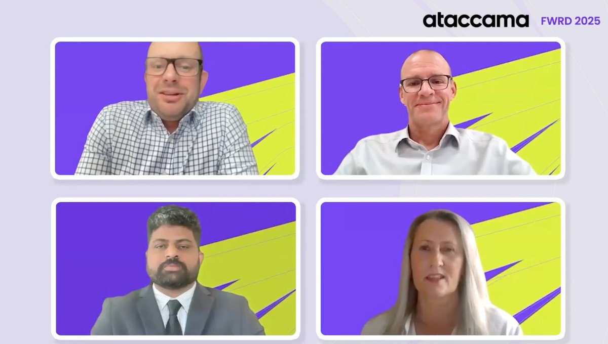 ataccama's tweet image. Panel: Lessons from the front lines of #datatransformation is live now at #FWRD2025! 🔴

Watch it here: hubs.ly/Q03BzPpX0.