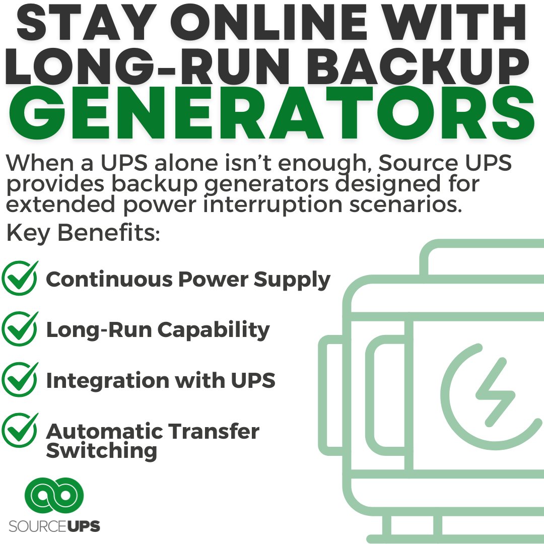 SourceUPSLtd's tweet image. Power interruptions can’t stop performance. ⚡
Source UPS provides long-run backup generators built for extended outages and seamless UPS integration.
 Reliable. Efficient. Always ready.
 👉 sourceups.co.uk
 #SourceUPS #BackupPower #DataCentre #Reliability