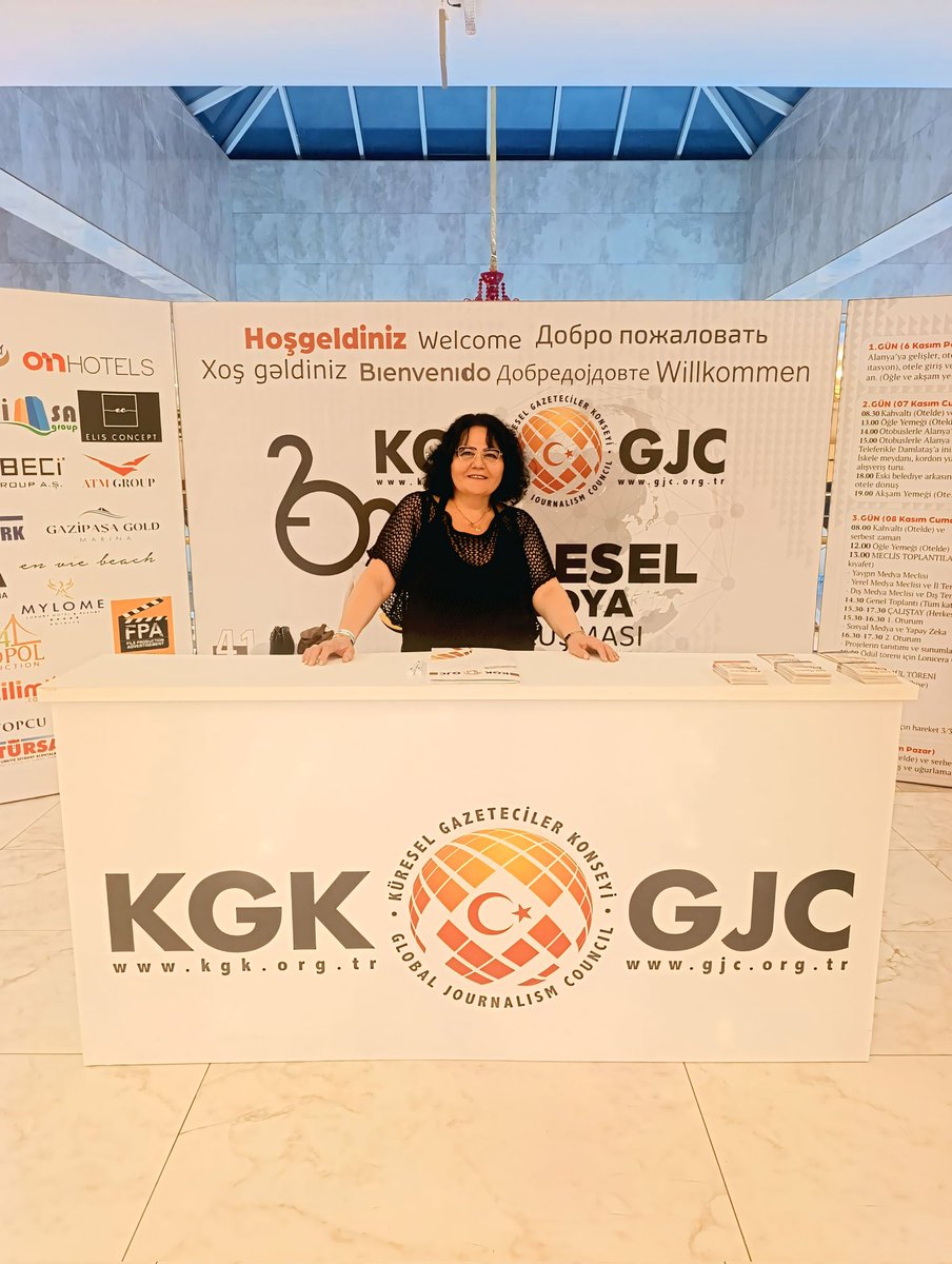 KGK Ailemizin Büyük Buluşması! 🌍✨
Küresel Gazeteciler Konseyi (KGK) ailemiz, yurtiçi ve yurtdışında 41 ülkeden 340 gazetecinin katılımıyla 
Birlik, dayanışma ve mesleki paylaşım ruhuyla gerçekleşen bu anlamlı buluşma.
#KGK #KüreselGazetecilerKonseyi #AlanyaToplantısı