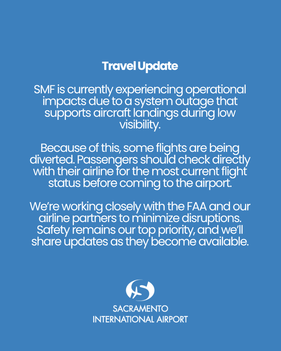 Sacramento International Airport (SMF) tweet media