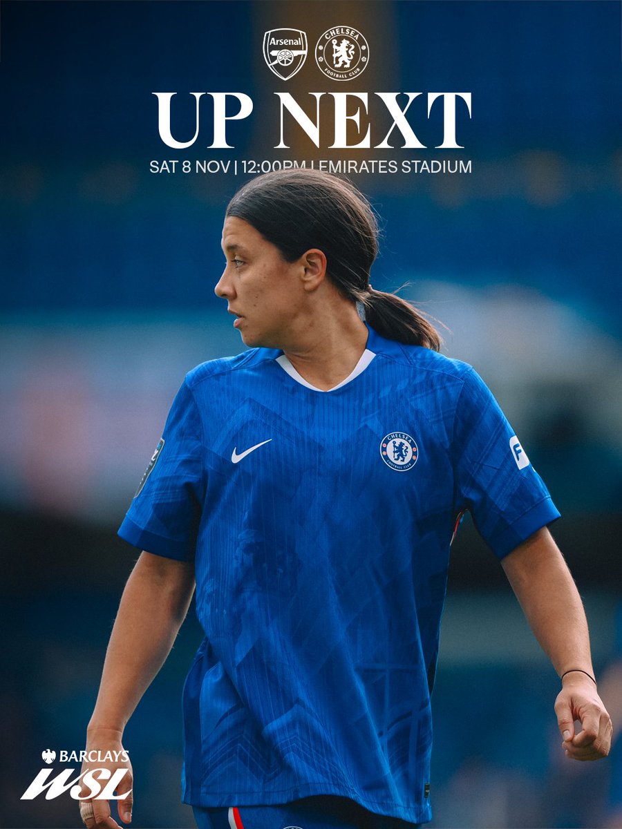 ChelseaFCinUSA's tweet photo. We have a big one coming up for @ChelseaFCW ⏳ https://t.co/XcYWfw6rBX