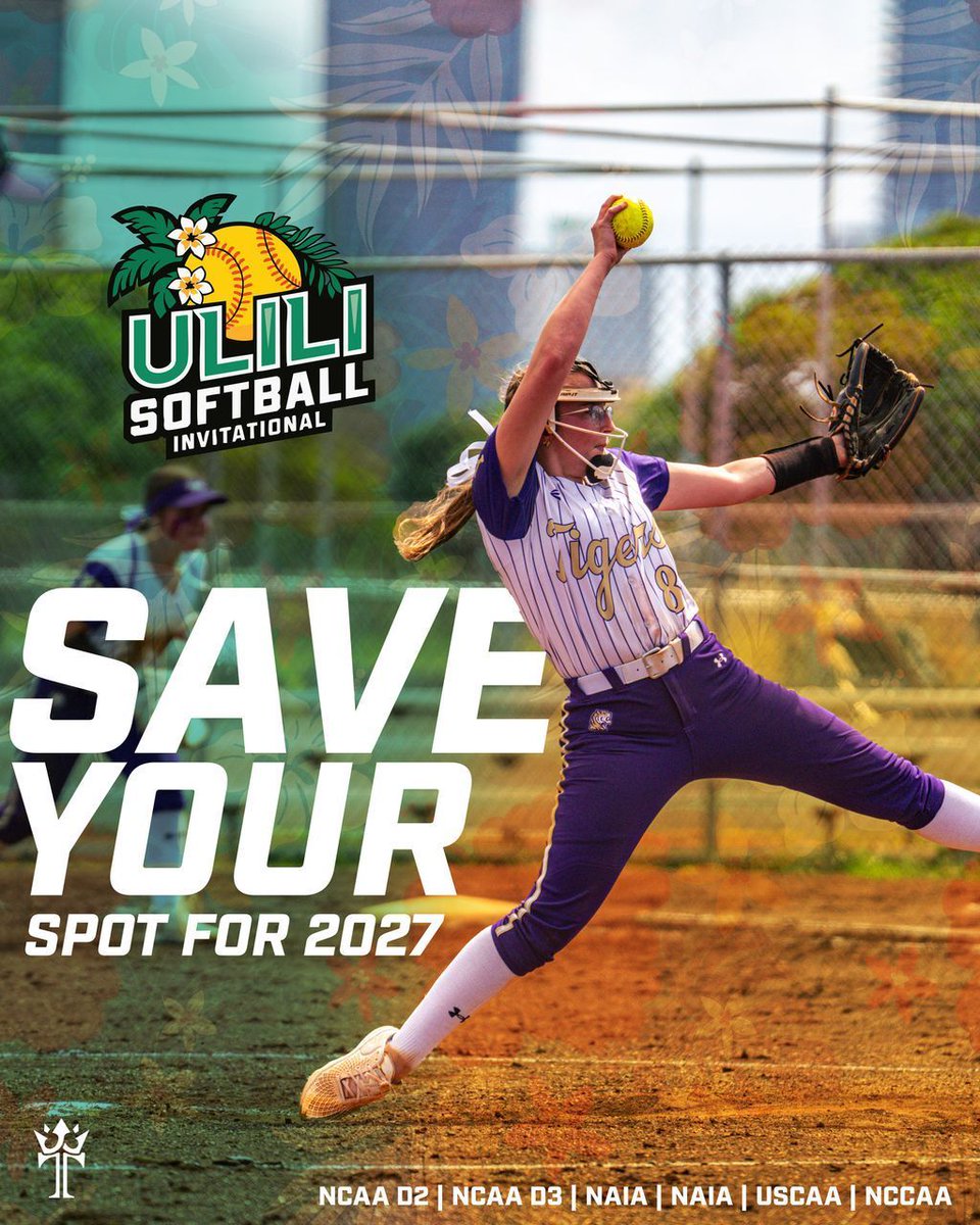 Your 2027 season story starts in Honolulu! The Ulili Softball Invitational is the perfect opportunity to compete against top teams, explore the beauty of Oahu, and play the game you love in paradise. Inquire for 2027! 

#CollegeSoftball #Ulili2027 

tte-events.com