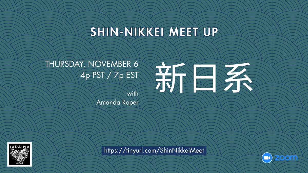 JAMPilgrimages's tweet image. Happening TODAY, November 6
#japaneseamerican #tadaima #virtualpilgrimage #jampilgrimages #jamp #nikkeipress #pacificcitizen #rafushimpo #nichibei #shinnikkei