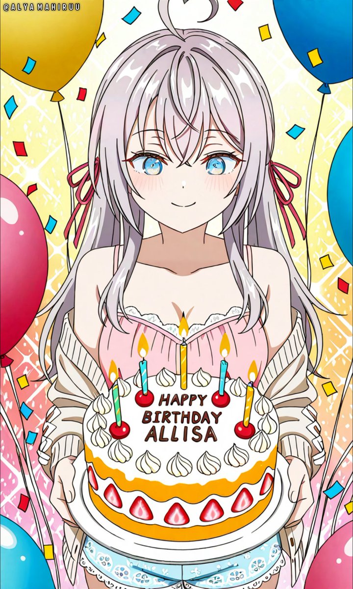 AlyaMahiru's tweet photo. ~   ✨🎀𝙃𝙖𝙥𝙥𝙮 𝘽𝙞𝙧𝙩𝙝𝙙𝙖𝙮 𝘼𝙡𝙮𝙖🎀✨
                                🎂
                              ��𝟬𝟮𝟱
#ロシデレ #roshidere #AlisaMikhailovnakujou https://t.co/DbVA4Aa8GS